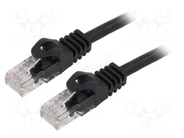 GEMBIRD Câble Ethernet Cat 6 U/UTP 1,5m Noir