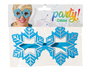 Gafas Copos De Nieve Azules Pour Princesses Et Personnages Hivernaux - Lunettes De Déguisement En Forme De Flocon De Neige Pour Événements Thématiques