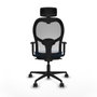 Piqueras y Crespo Chaise de Bureau 1D036N2 Bleu