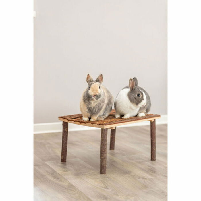 Jouet pour Rongeurs Trixie Marron écorce d'arbre 45 × 27 × 35 cm Plate-forme