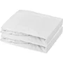 MON PTIT DODO - Lot de 2 draps housse pour bébé - Jersey 100% coton - 60 x 120 cm - Blanc - Certifié Oeko-Tex Standard 100