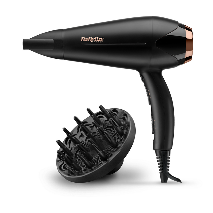 BaByliss Sèche-cheveux Turbo Shine noir D570DE