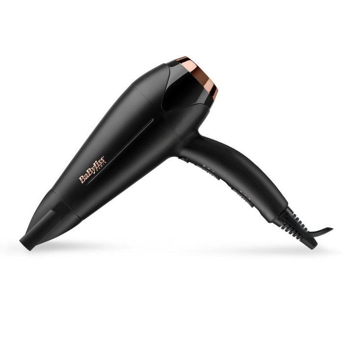 BaByliss Sèche-cheveux Turbo Shine D570DE, noir, puissance 2300W