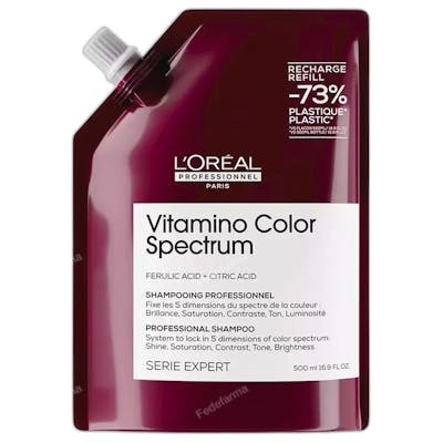 L'Oréal Professionnel Paris Vitamino Color Spectrum Shampooing Sans Sulfates 500 ml L'Oréal Professionnel Paris Vitamino Color Spectrum Shampooing Sans Sulfates 500 ml