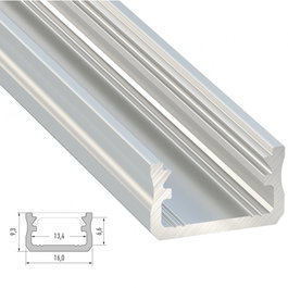 Profilé Aluminium Type A Brut - 2,02 m