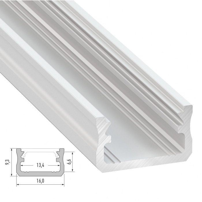 Profilé Aluminium Type A Brut - 2,02 m Profilé Aluminium Type A Brut - 2,02 m
