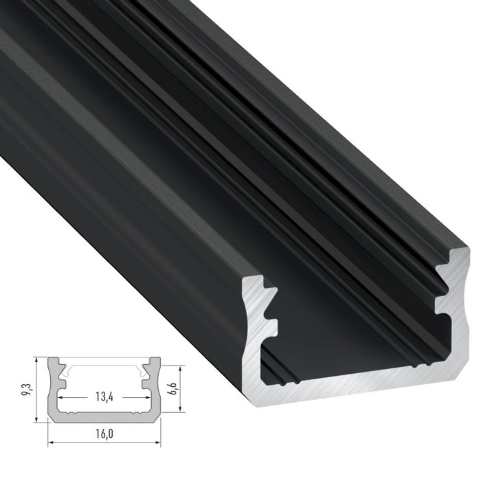 Profilé Aluminium Type A Brut - 2,02 m Profilé Aluminium Type A Brut - 2,02 m