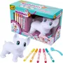 Crayola Washimals - Chien géant lavable à colorier et personnaliser, jouet articulé pour enfant dès 3 ans