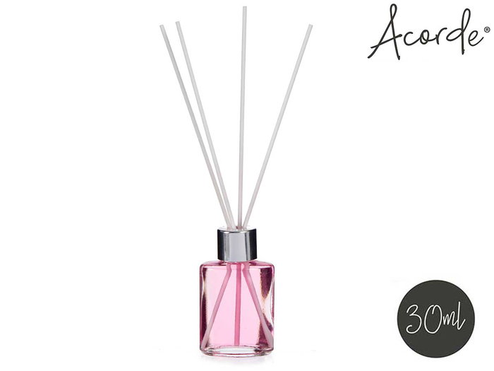 Acorde Mikado Orquidea 30 ml Diffuseur parfum d'intérieur avec bâtonnets en rotin, rose, verre et bois, dimensions 4,4 x 2,9 x 7,9 cm (Set de 24) Acorde Mikado Orquidea 30 ml Diffuseur parfum d'intérieur avec bâtonnets en rotin, rose, verre et bois, dimensions 4,4 x 2,9 x 7,9 cm (Set de 24)