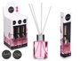 Acorde Mikado Orquidea 30 ml Diffuseur parfum d'intérieur avec bâtonnets en rotin, rose, verre et bois, dimensions 4,4 x 2,9 x 7,9 cm (Set de 24)
