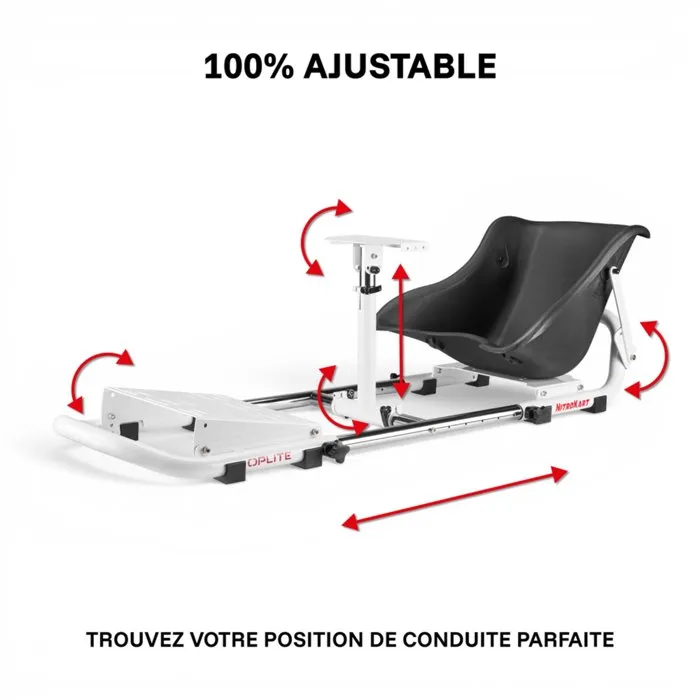 Oplite NitroKart V2 - Blanc