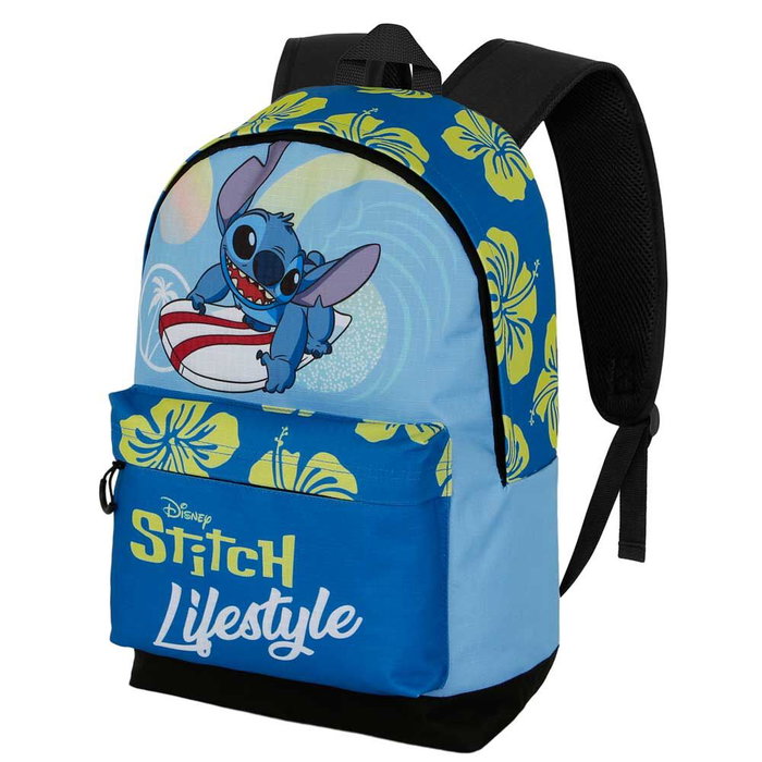 Karactermania - Sac à dos urbain Stitch Disney 44cm - 31L - À un compartiment, s'adapte au trolley, matériau Ripstop résistant