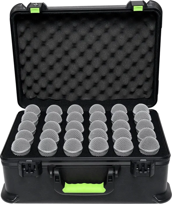 SBG Mallette de transport en polyéthylène pour 30 microphones avec fermeture TSA SBG Mallette de transport en polyéthylène pour 30 microphones avec fermeture TSA