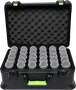 SBG Mallette de transport en polyéthylène pour 30 microphones avec fermeture TSA