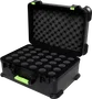 SBG Mallette de transport en polyéthylène pour 30 microphones avec fermeture TSA