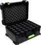 SBG Mallette de transport en polyéthylène pour 30 microphones avec fermeture TSA