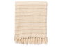 GIFTDECOR MULTIUSOS RAYAS PUNTO CREMA 125X150CM