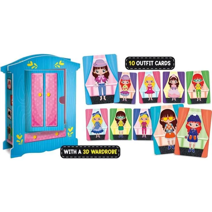 Lisciani Jeu Créatif Montessori Poupée Magnétique en Bois pour l'Éveil et l'Imagination, Style Montessori - LISCIANI