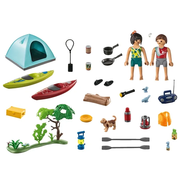 Playmobil 71425 Vacanciers avec tente