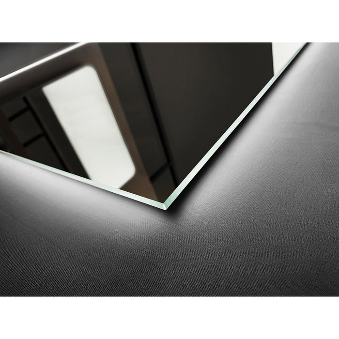 LIMEX Miroir de salle de bain Italia 100cm Blanc Froid avec Capteur Antivaho/On-Off