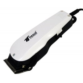 Thulos TH-HC102 Tondeuse à cheveux blanche avec accessoires coiffure 12W
