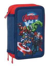 Safta Plumier triple 37 pièces Avengers 12,5x19,5x5,5 cm