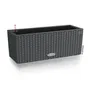 Lechuza Jardinière Balconera Cottage 50 - Kit Complet en Polypropylène avec Réservoir d'Eau - 50 x 19 x 19 cm, 3 Litres, Granit