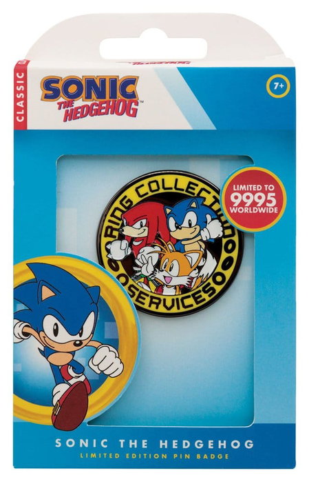 Sonic - The Hedgehog pin Sonic, Tails, Knuckles Limited Edition Sonic - The Hedgehog pin Sonic, Tails, Knuckles Limited Edition