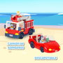 Moose Toys Camion de pompiers Bluey avec figurines et accessoires