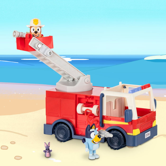 Moose Toys Camion de pompiers Bluey avec figurines et accessoires
