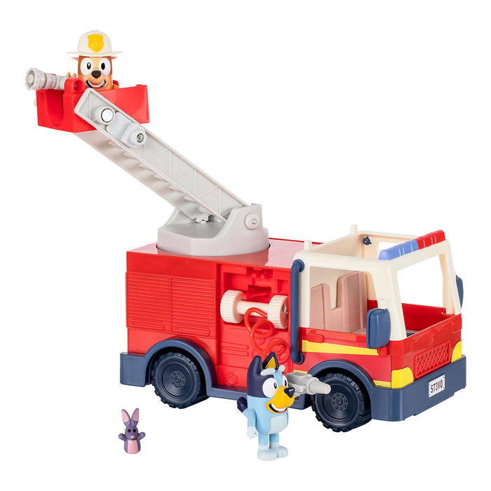Moose Toys Camion de pompiers Bluey avec figurines et accessoires