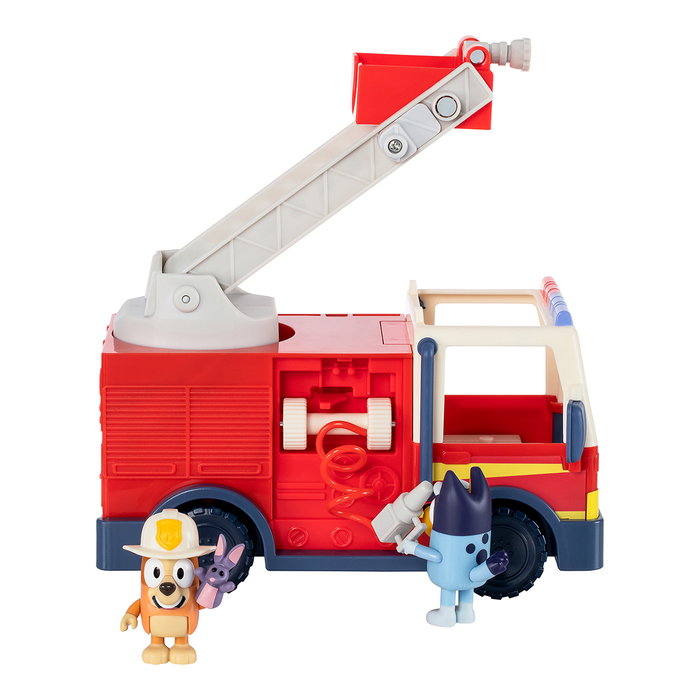 Moose Toys Camion de pompiers Bluey avec figurines et accessoires