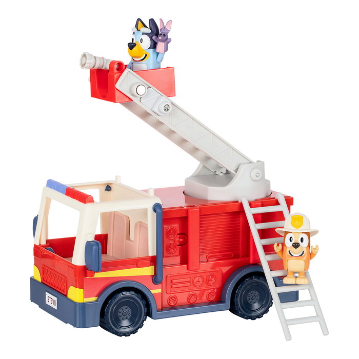 Moose Toys Camion de pompiers Bluey avec figurines et accessoires