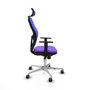 Piqueras y Crespo Chaise de Bureau avec Appui-tête 1D086G2 Lila