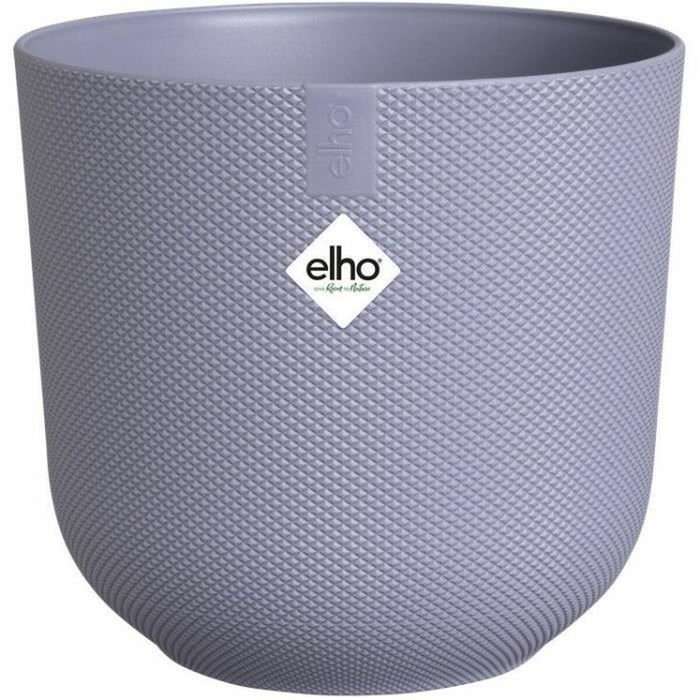 Elho Lot de 3 pots de fleurs Jazz ronds - Lila et Blanc