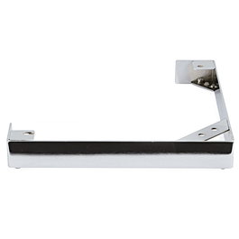 Q&Q Pata de meuble en métal, modèle Templa, dimensions 225x225 mm, hauteur 30 mm, finition nickel satiné