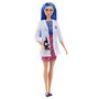 Barbie Mattel - Poupée Barbie Tu Peux Etre Scientifique Hcn11 avec Microscope et Tenue de Labo - Pour Filles à Partir de 3 Ans