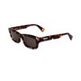 Kenzo KZ40164U Lunettes de soleil unisexes monture géométrique plastique verres UV400 145 mm