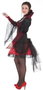 Creaciones Llopis Costume pour adulte Madame Red Lux, couleur rouge, taille L