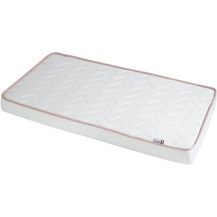 Tineo CROISSANCE - Matelas bébé évolutif 2 faces (souple et ferme) pour nouveau-né et nourrisson - 60 x 120 x 12 cm - Déhoussable