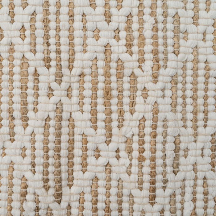 Tapis Blanc Naturel 80 x 1 x 150 cm