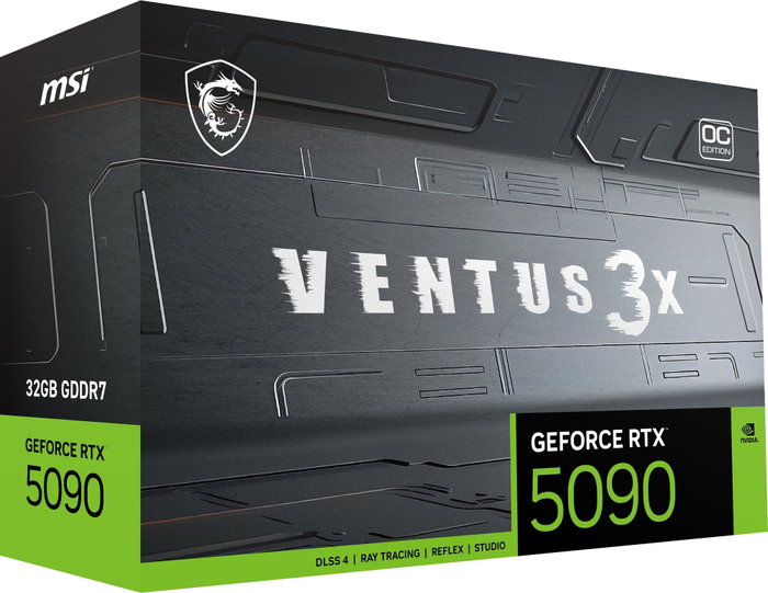 MSI GeForce RTX 5090 32G VENTUS 3X OC Black
