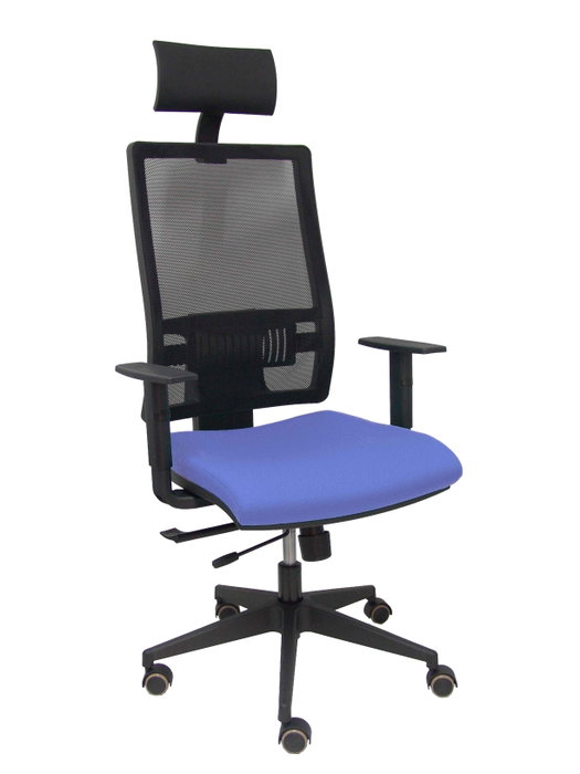 Piqueras y Crespo Chaise de Bureau Horna avec Appui-tête et Mécanisme Sincro/Traslack, Bleu Clair Piqueras y Crespo Chaise de Bureau Horna avec Appui-tête et Mécanisme Sincro/Traslack, Bleu Clair