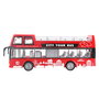Tachan Autobus de ville à friction et à sons et lumières rouge, échelle 1:16, avec piles, langues multiples, pour enfants 3 ans et plus