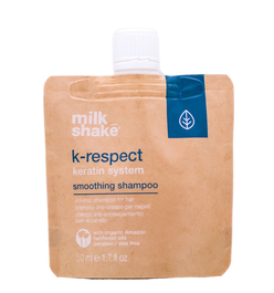 Shampooing Lissant à la Kératine K-Respect - Milk Shake - Soin Capillaire - 50 ml