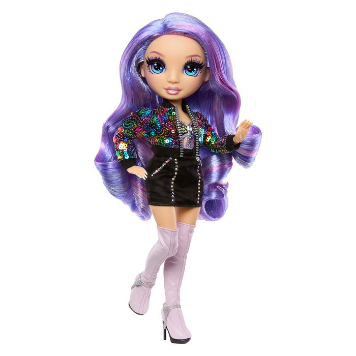 MGA Rainbow High Style Icons Violet Willow avec accessoires