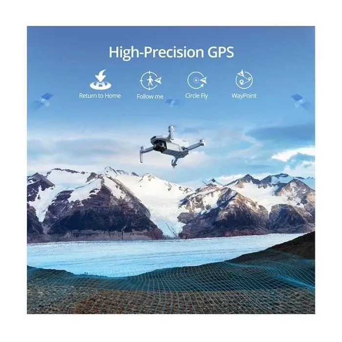 Potensic Drone Atom SE avec Caméra 4K UHD, Autonomie de 32 Minutes, Stabilisation Avancée, Blanc - Drone Professionnel et Grand Public