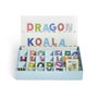 Apli Juego magnético el alfabeto bilingüe - Jeu magnétique de l'alphabet bilingue espagnol-anglais avec 44 pièces pour découvrir 30 mots - Dimensions : 21x5,5x31 cm