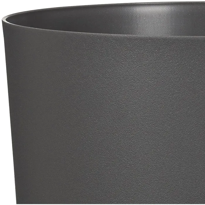 Deroma Pot de Fleurs Rond 236 13 Litres - 29 cm de Diametre - Noir - Design Elegant et Durable pour Interieur et Exterieur Deroma Pot de Fleurs Rond 236 13 Litres - 29 cm de Diametre - Noir - Design Elegant et Durable pour Interieur et Exterieur