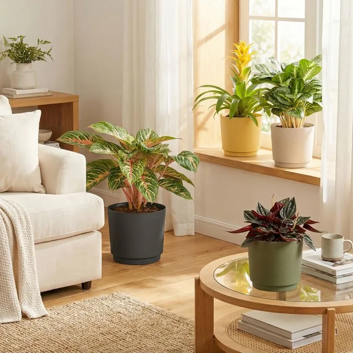 Deroma Pot de Fleurs Rond 236 13 Litres - 29 cm de Diametre - Noir - Design Elegant et Durable pour Interieur et Exterieur Deroma Pot de Fleurs Rond 236 13 Litres - 29 cm de Diametre - Noir - Design Elegant et Durable pour Interieur et Exterieur